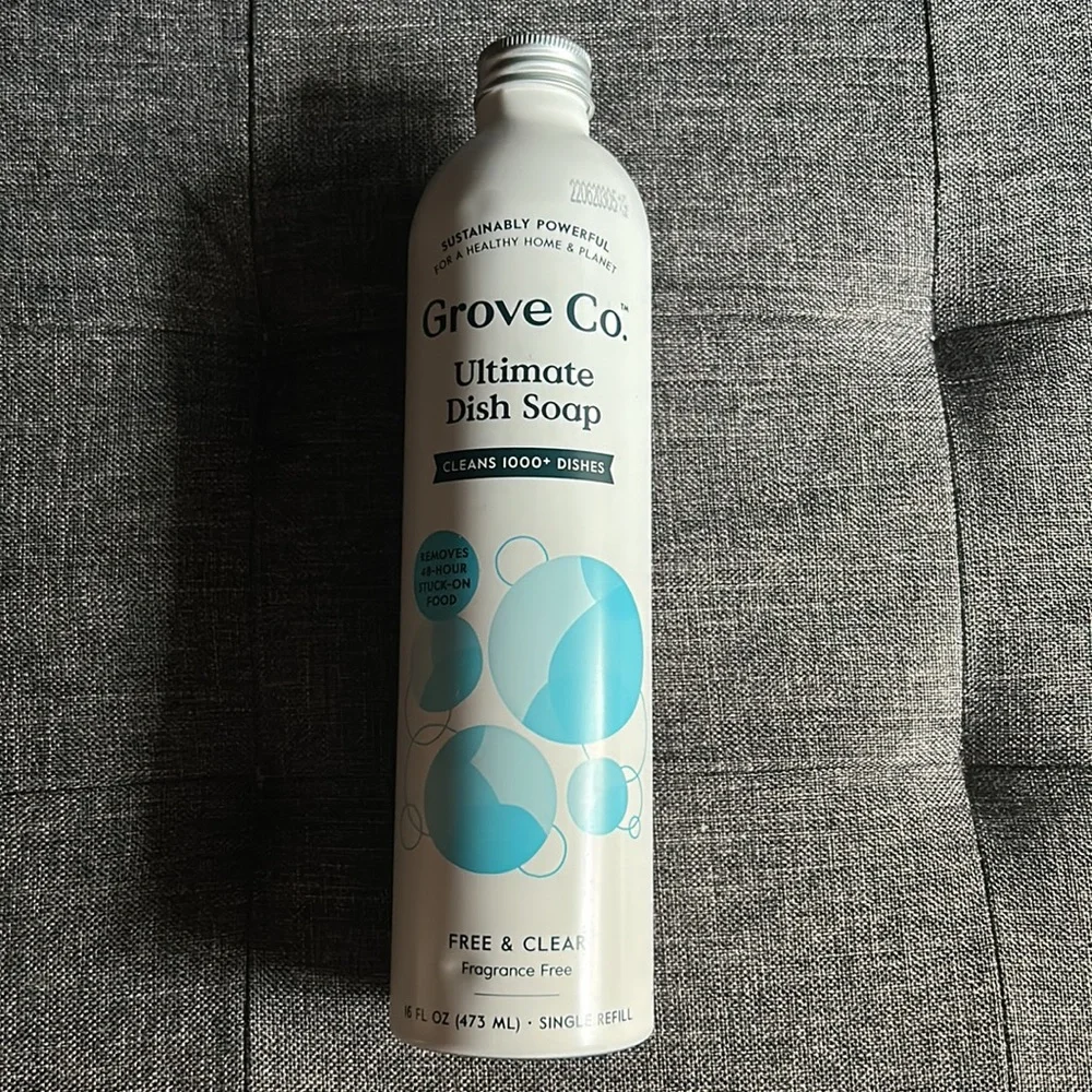 New 16 fl oz Grove Co. Ultimate Dish Soap - Picture 3 of 3